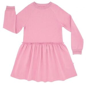 Little Sleepies 18-24 Garden Rose w/ Lurex Long Sleeve Bamboo Drop Waist Dress